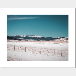 Fairplay Town Colorado Mountains Landscape Photography V2 Posters and Art